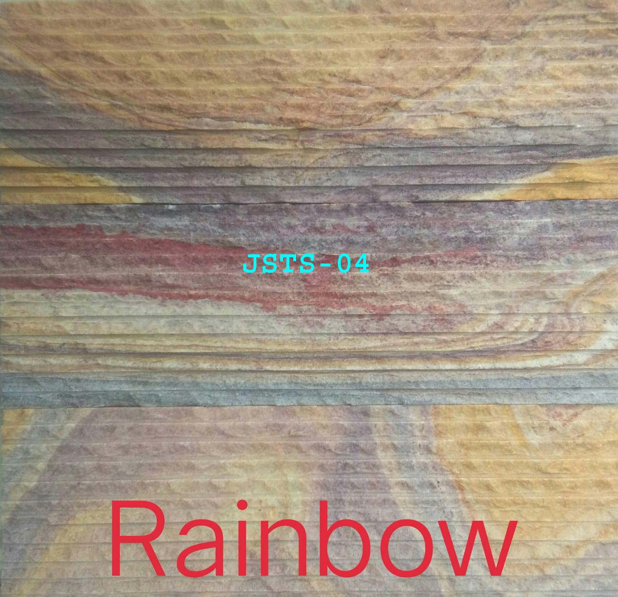 Rainbow Sandstone Chip Out Stone Wall Cladding